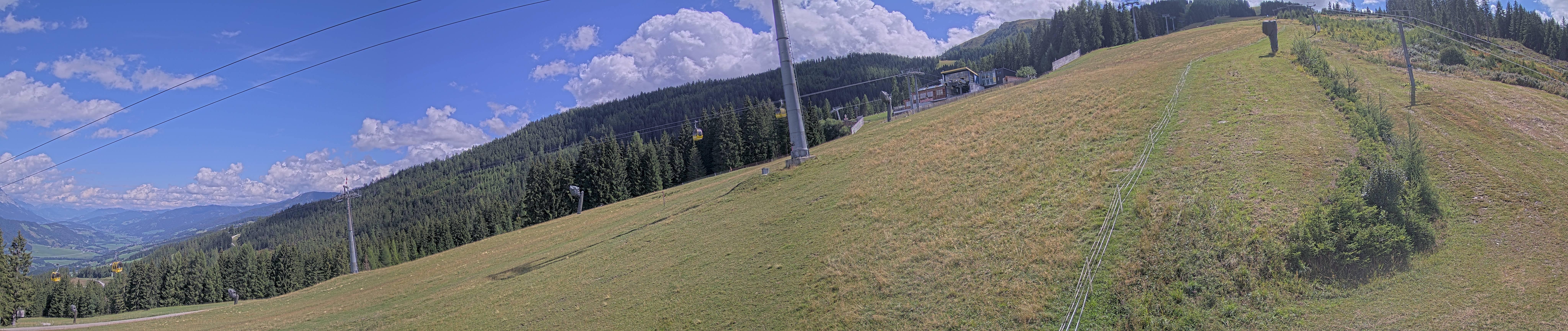 Archiv Foto Webcam Hauser Kaibling: Bergstation der 8er Gondel