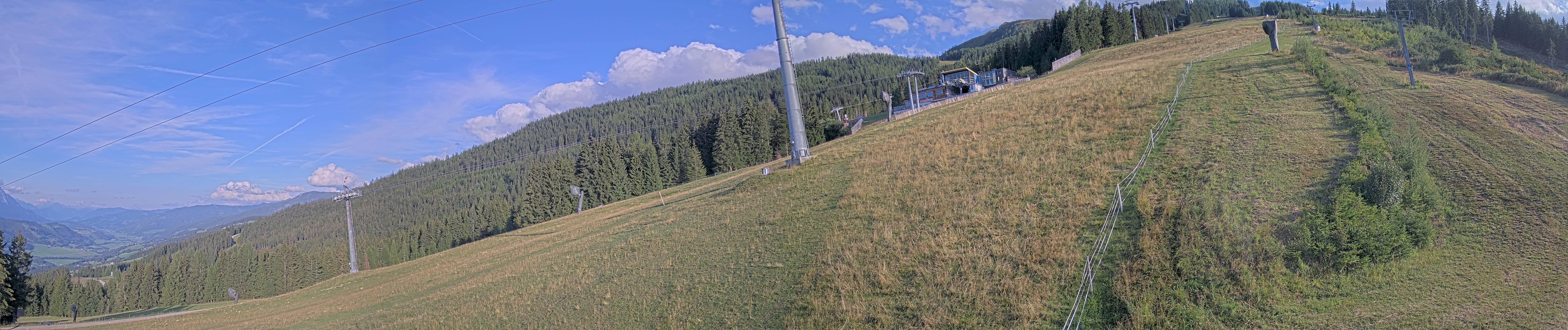 Archiv Foto Webcam Hauser Kaibling: Bergstation der 8er Gondel