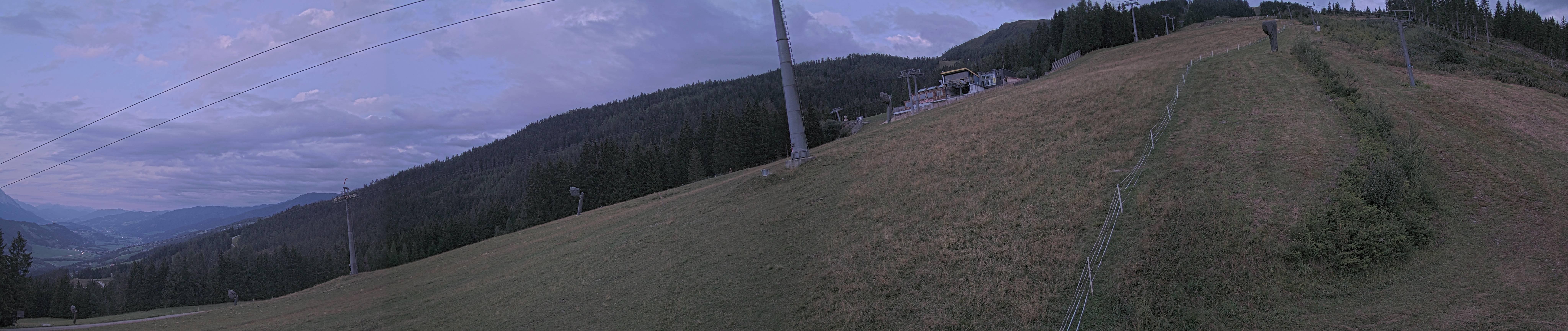Archiv Foto Webcam Hauser Kaibling: Bergstation der 8er Gondel