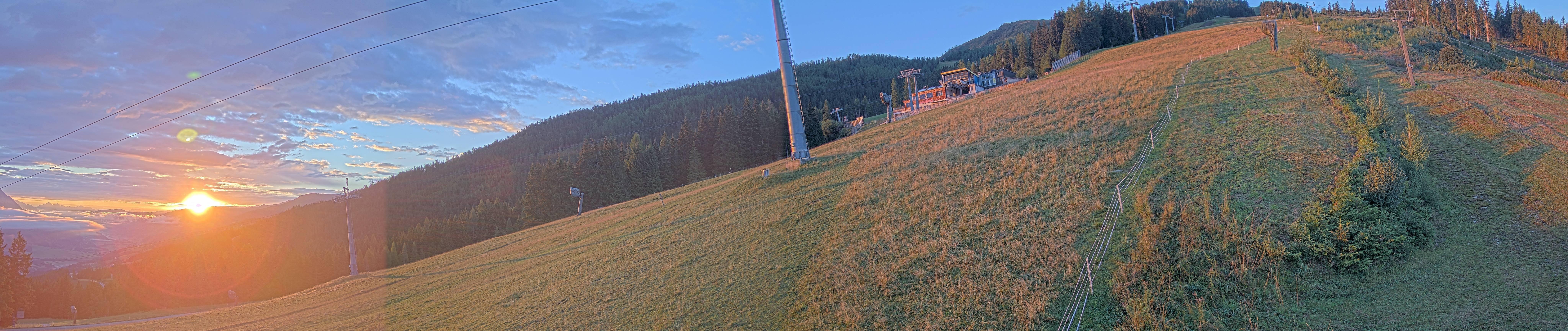 Archiv Foto Webcam Hauser Kaibling: Bergstation der 8er Gondel