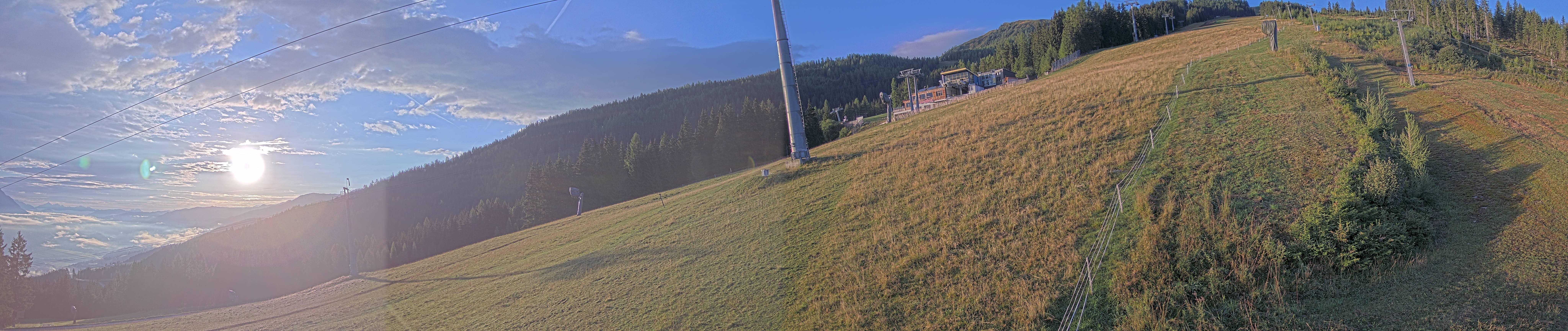 Archiv Foto Webcam Hauser Kaibling: Bergstation der 8er Gondel