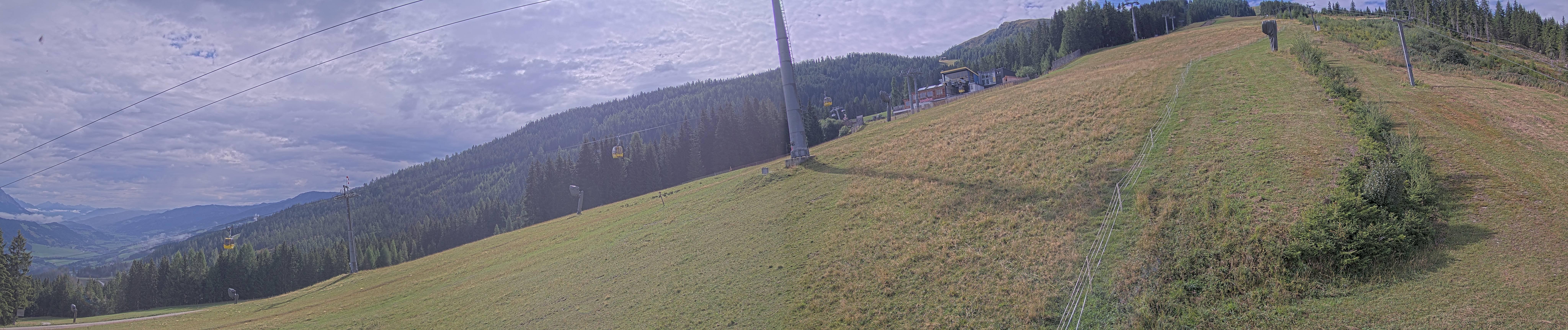 Archiv Foto Webcam Hauser Kaibling: Bergstation der 8er Gondel