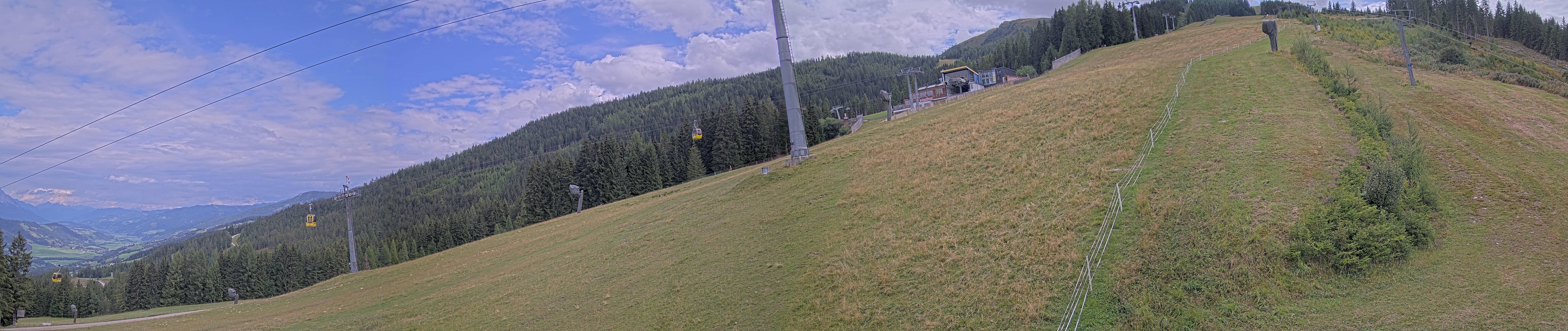 Archiv Foto Webcam Hauser Kaibling: Bergstation der 8er Gondel