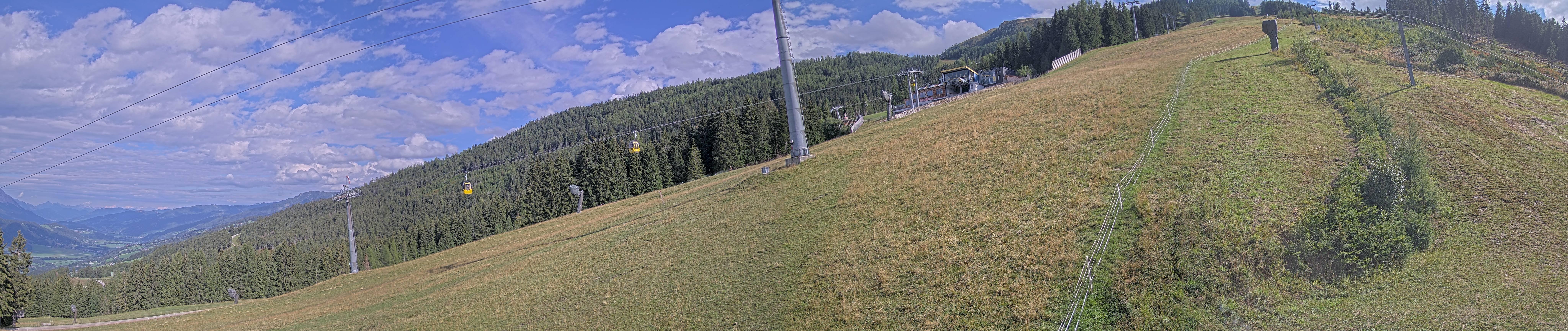 Archiv Foto Webcam Hauser Kaibling: Bergstation der 8er Gondel