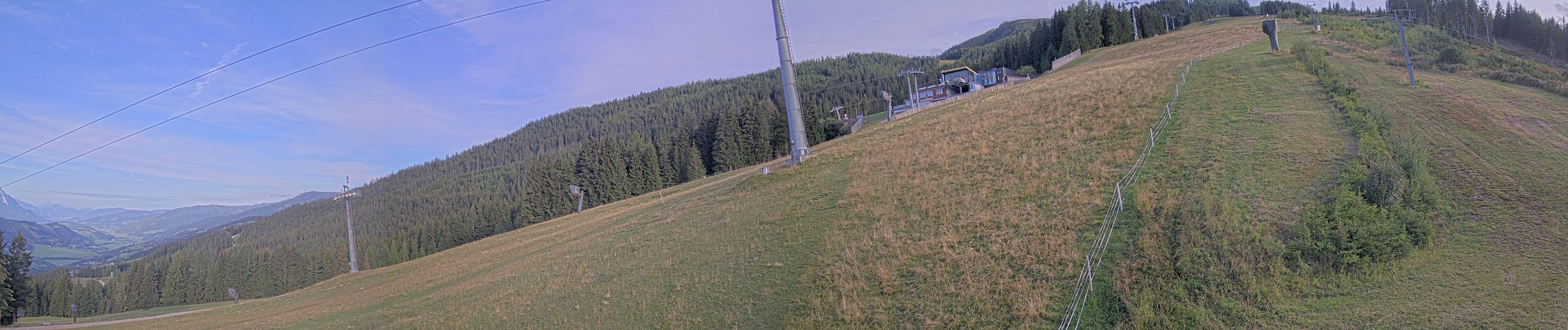 Archiv Foto Webcam Hauser Kaibling: Bergstation der 8er Gondel