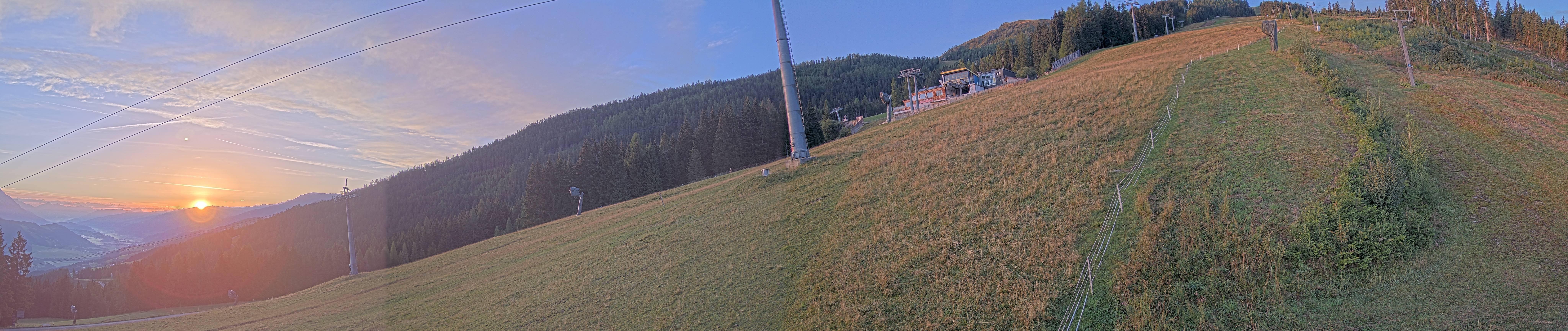 Archiv Foto Webcam Hauser Kaibling: Bergstation der 8er Gondel