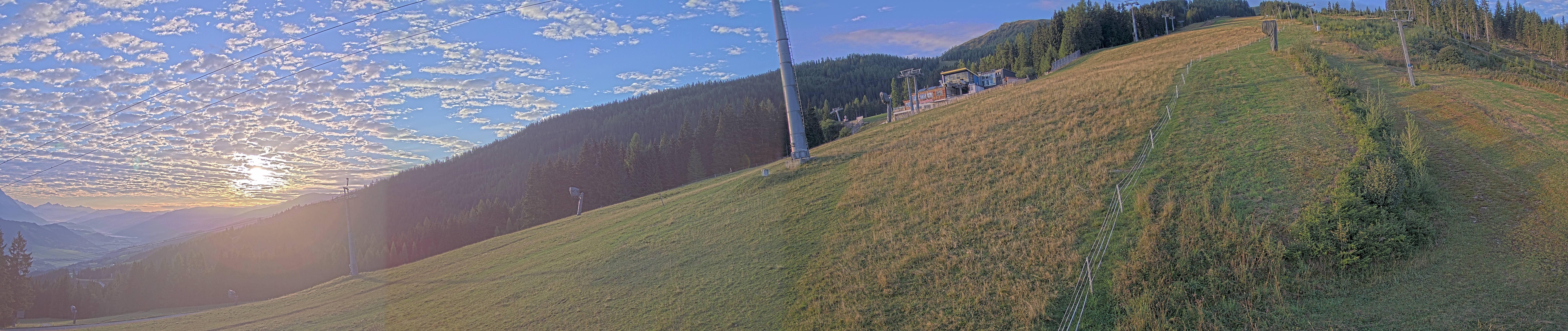 Archiv Foto Webcam Hauser Kaibling: Bergstation der 8er Gondel