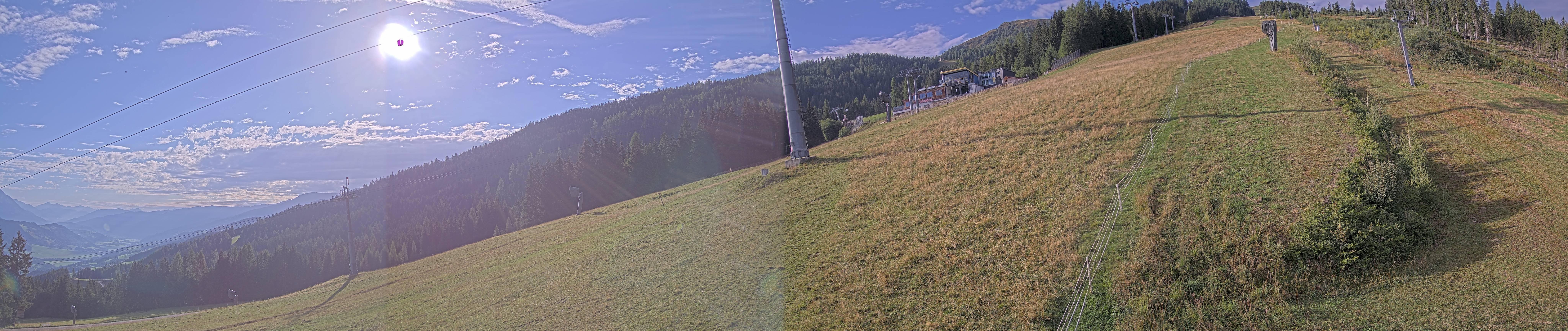 Archiv Foto Webcam Hauser Kaibling: Bergstation der 8er Gondel