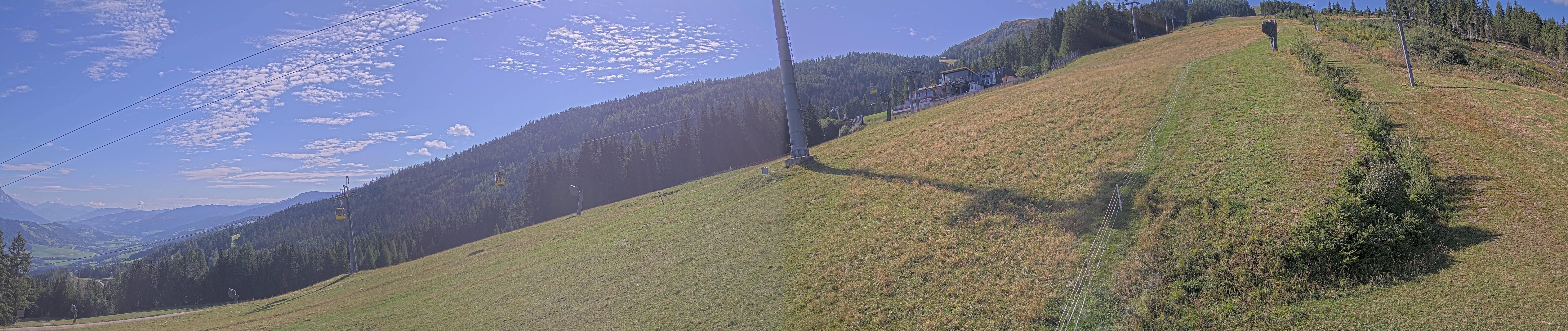 Archiv Foto Webcam Hauser Kaibling: Bergstation der 8er Gondel
