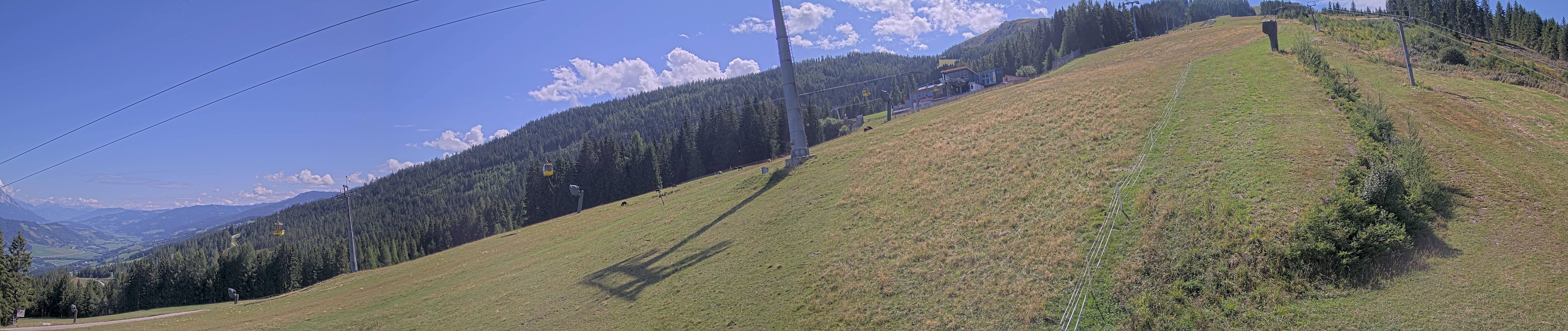 Archiv Foto Webcam Hauser Kaibling: Bergstation der 8er Gondel