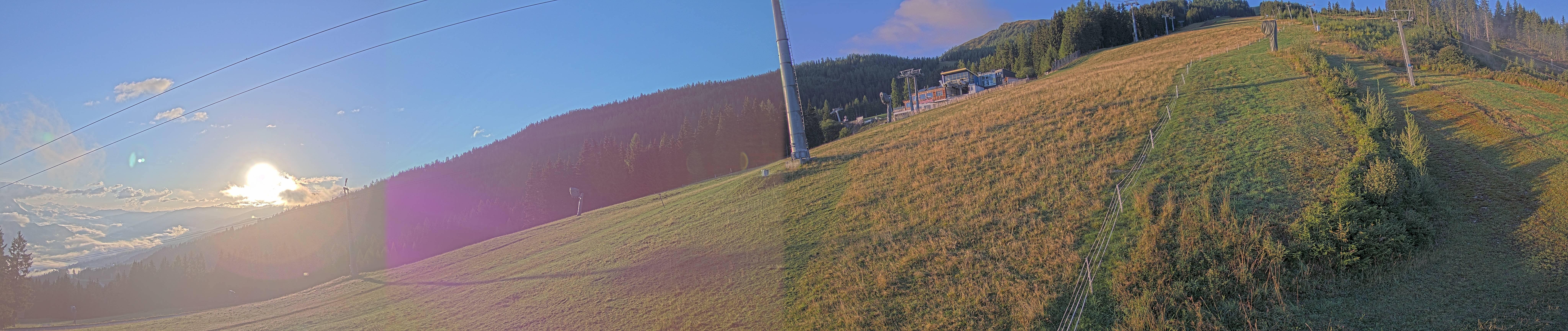 Archiv Foto Webcam Hauser Kaibling: Bergstation der 8er Gondel