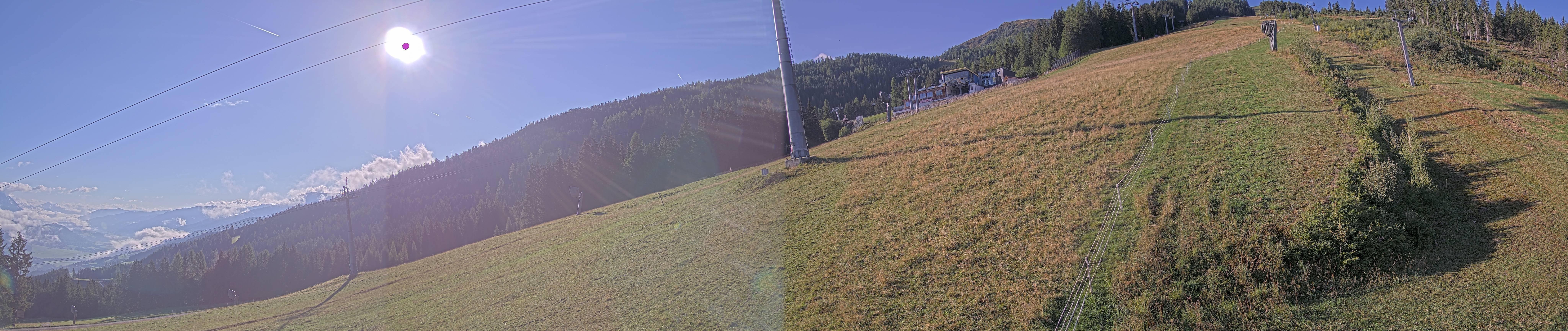 Archiv Foto Webcam Hauser Kaibling: Bergstation der 8er Gondel
