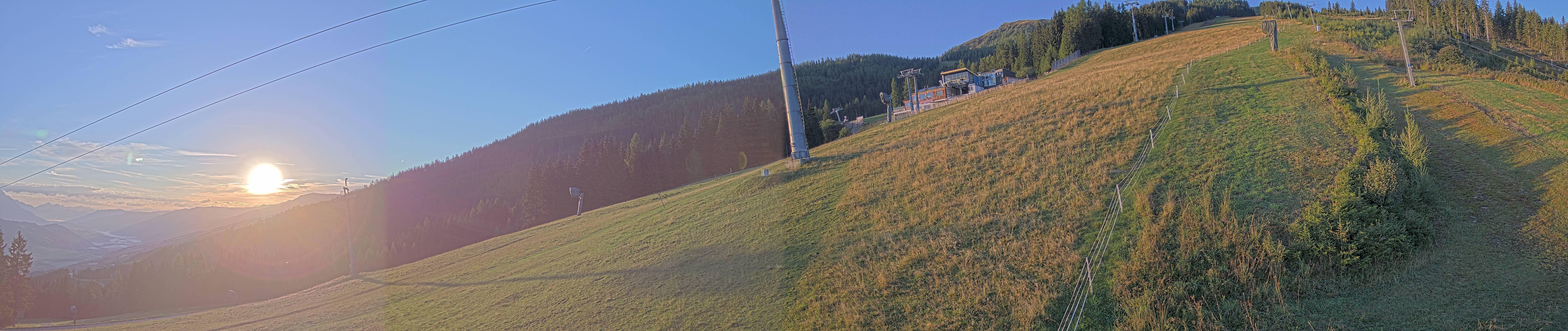 Archiv Foto Webcam Hauser Kaibling: Bergstation der 8er Gondel