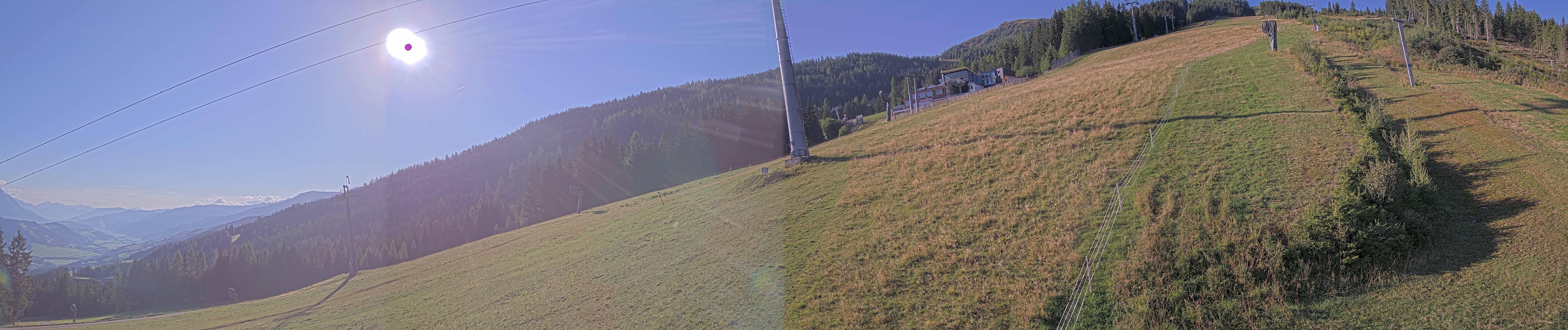 Archiv Foto Webcam Hauser Kaibling: Bergstation der 8er Gondel