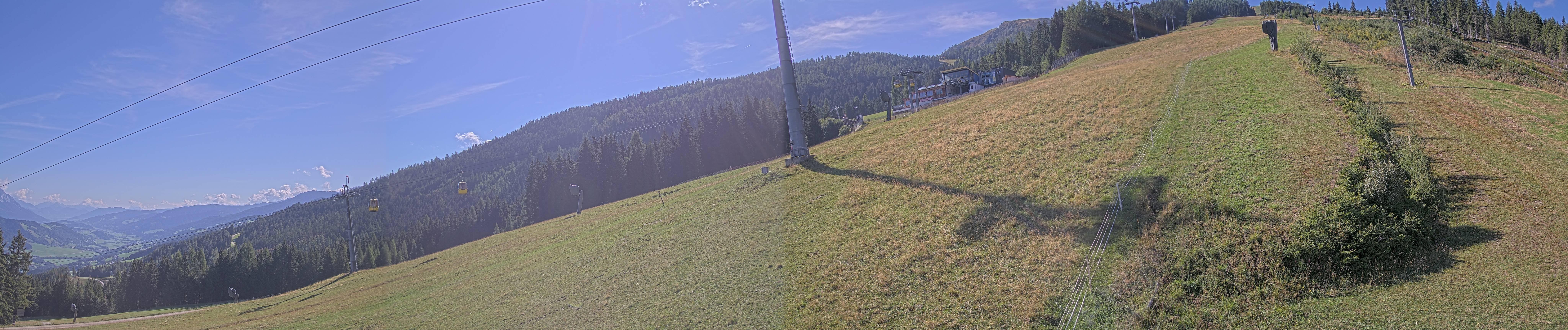 Archiv Foto Webcam Hauser Kaibling: Bergstation der 8er Gondel