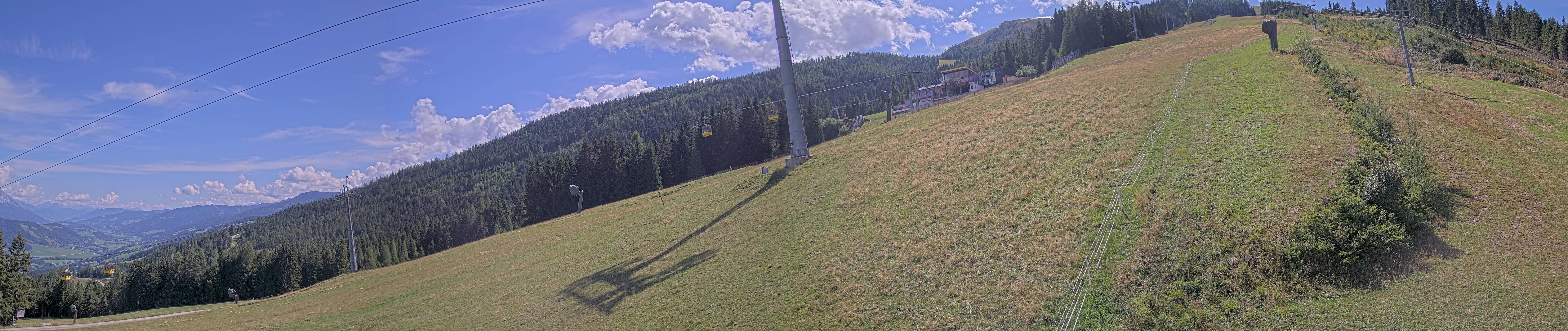 Archiv Foto Webcam Hauser Kaibling: Bergstation der 8er Gondel