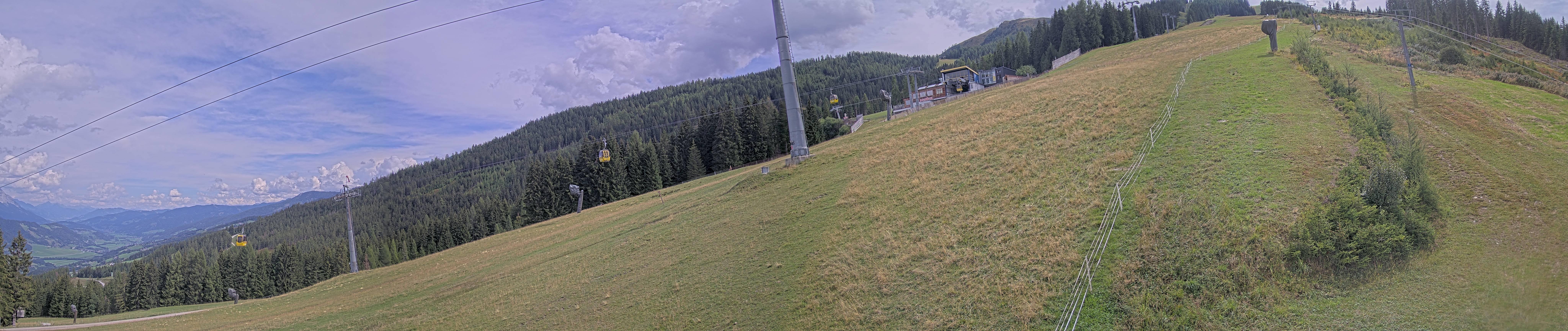 Archiv Foto Webcam Hauser Kaibling: Bergstation der 8er Gondel