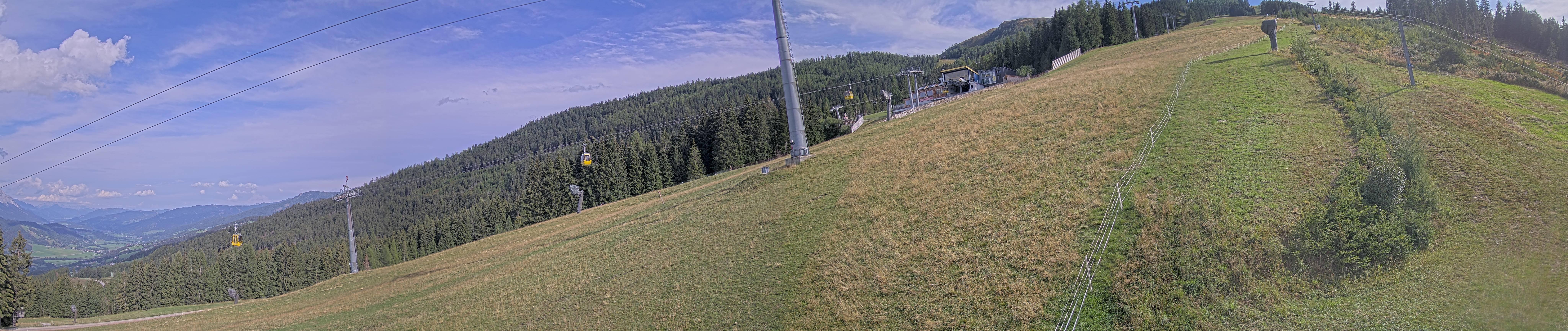 Archiv Foto Webcam Hauser Kaibling: Bergstation der 8er Gondel