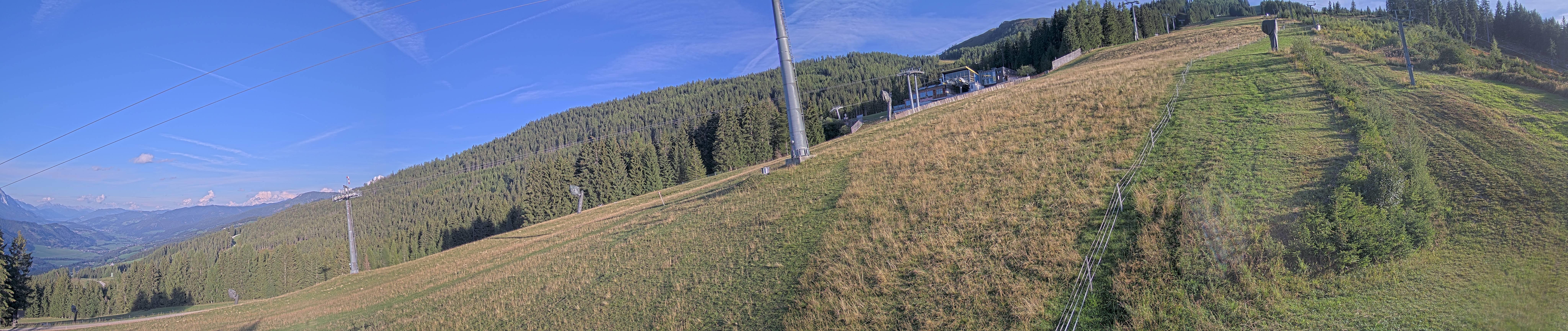 Archiv Foto Webcam Hauser Kaibling: Bergstation der 8er Gondel
