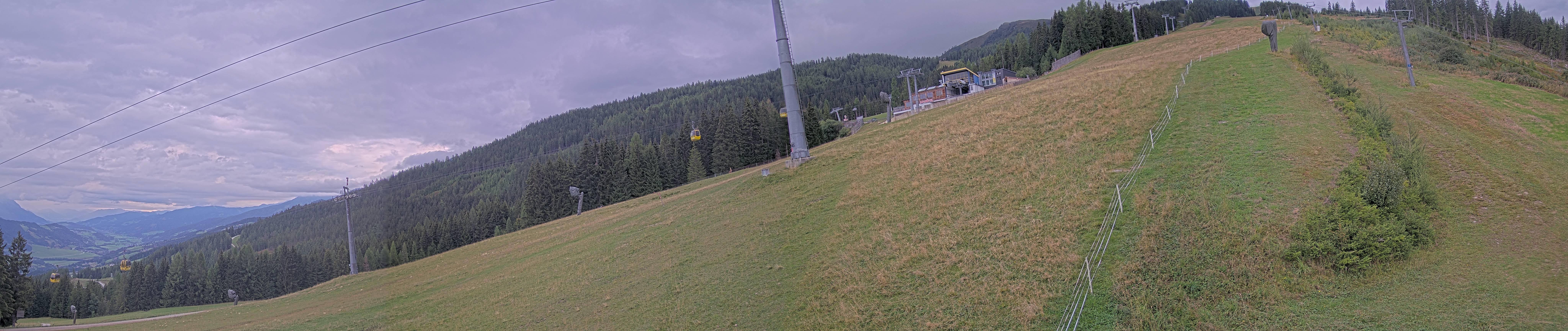 Archiv Foto Webcam Hauser Kaibling: Bergstation der 8er Gondel