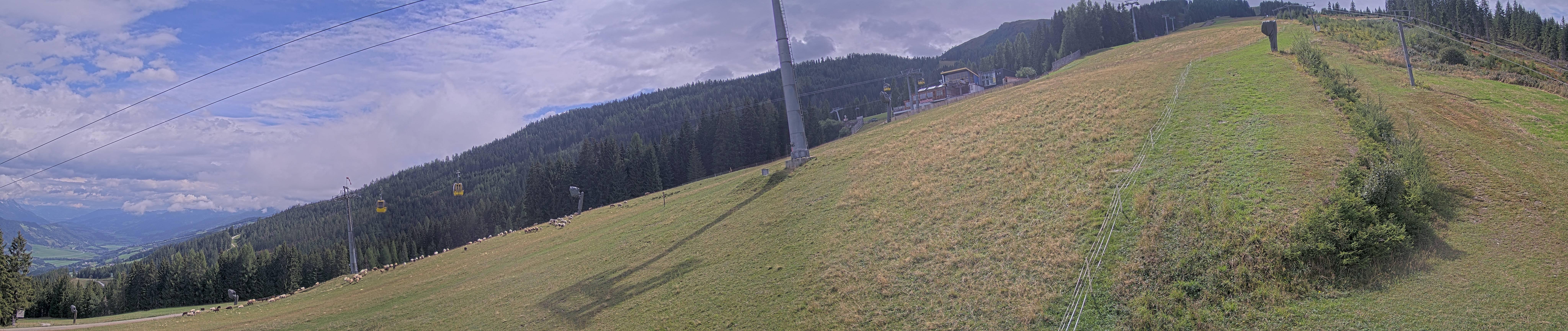 Archiv Foto Webcam Hauser Kaibling: Bergstation der 8er Gondel