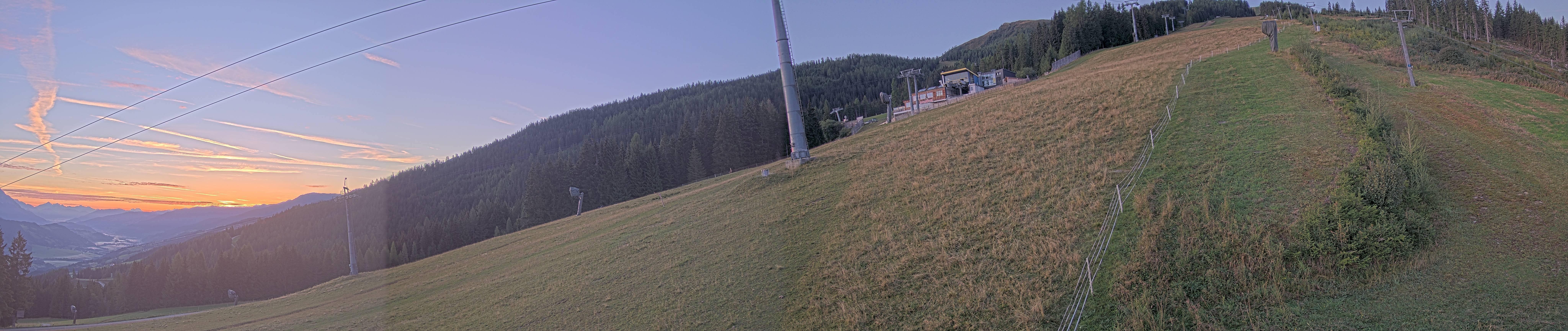 Archiv Foto Webcam Hauser Kaibling: Bergstation der 8er Gondel