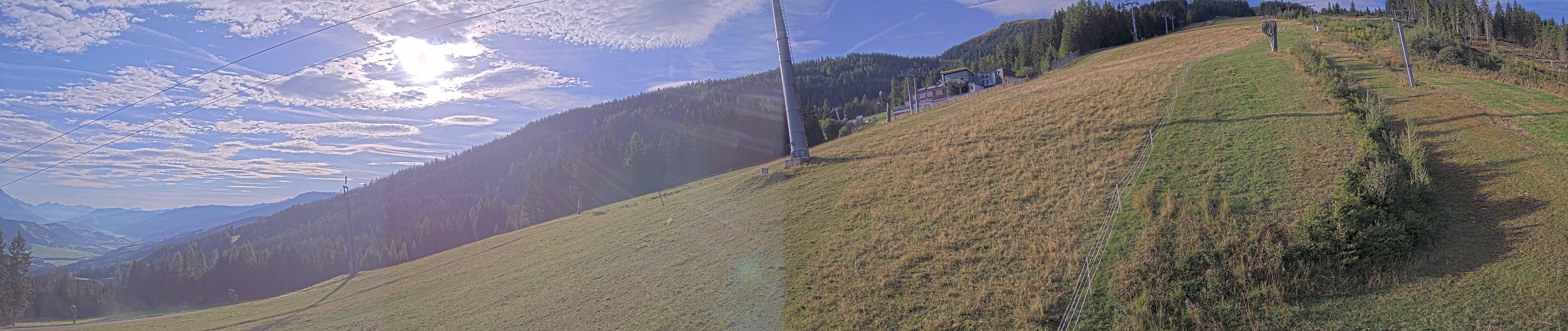 Archiv Foto Webcam Hauser Kaibling: Bergstation der 8er Gondel