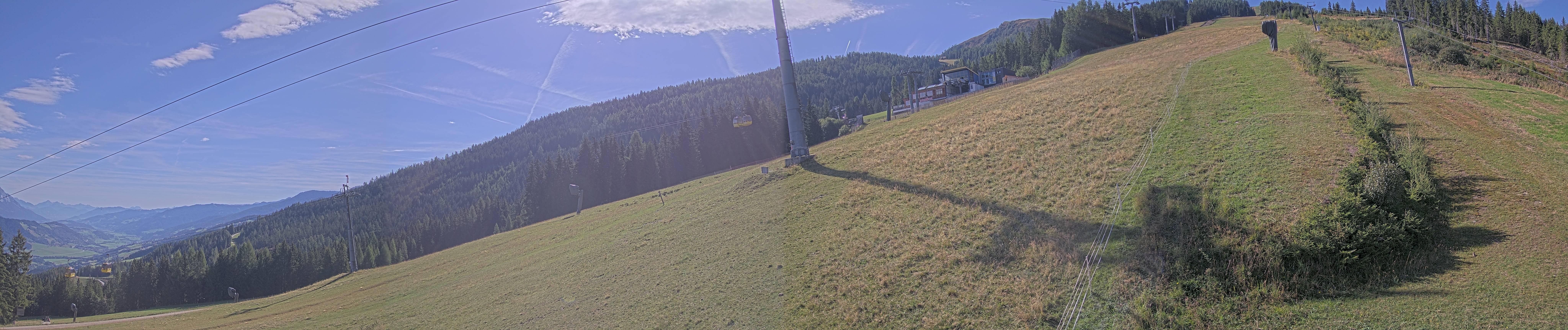 Archiv Foto Webcam Hauser Kaibling: Bergstation der 8er Gondel