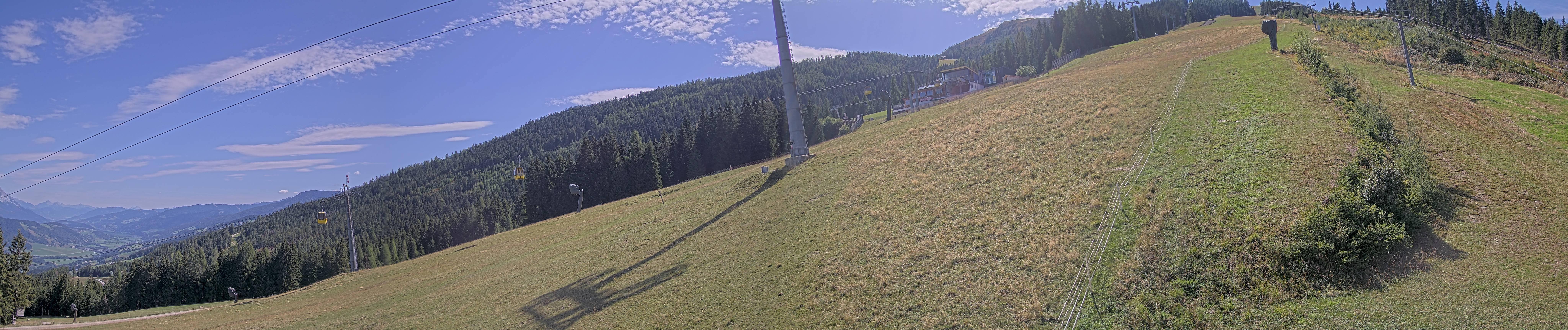 Archiv Foto Webcam Hauser Kaibling: Bergstation der 8er Gondel