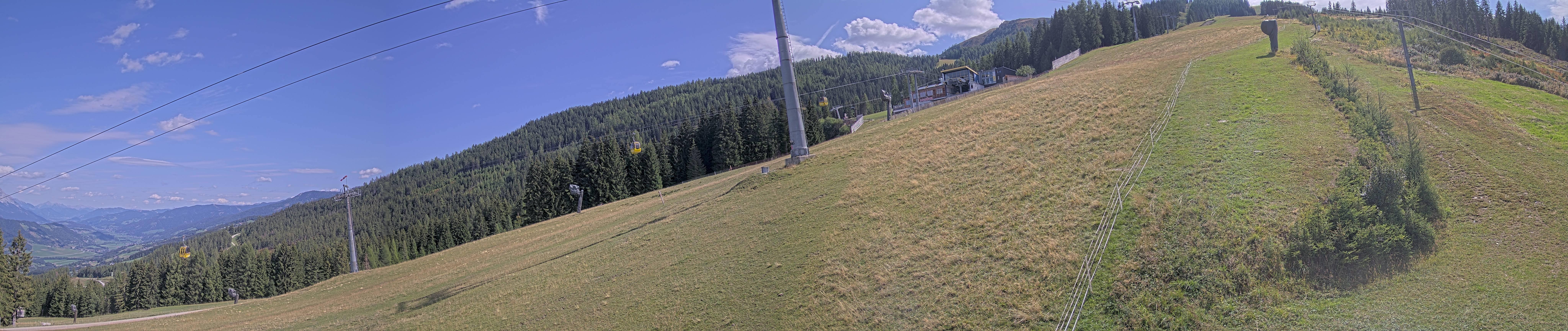Archiv Foto Webcam Hauser Kaibling: Bergstation der 8er Gondel