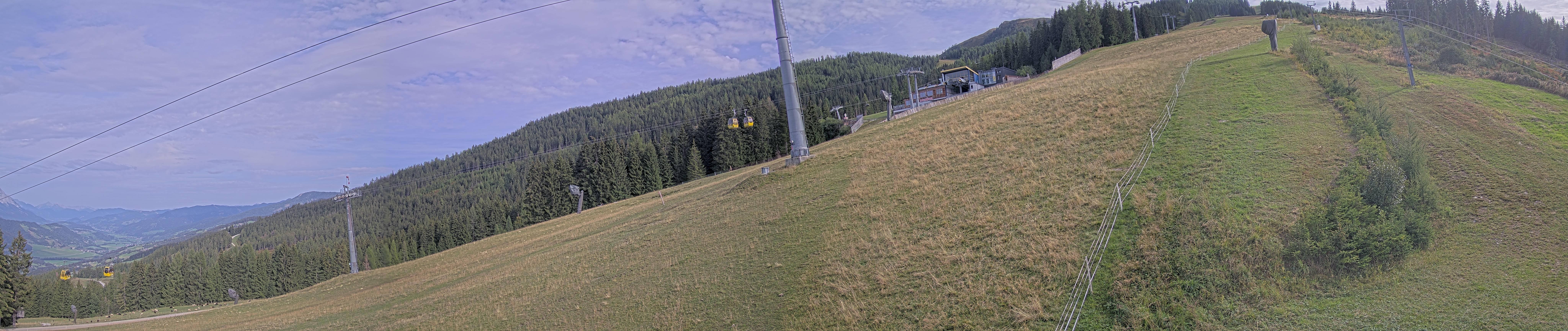 Archiv Foto Webcam Hauser Kaibling: Bergstation der 8er Gondel