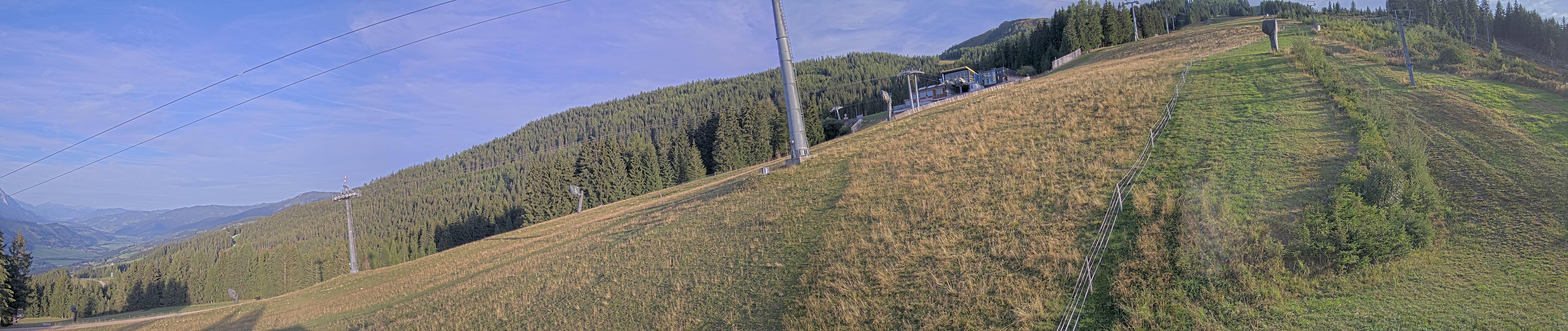 Archiv Foto Webcam Hauser Kaibling: Bergstation der 8er Gondel