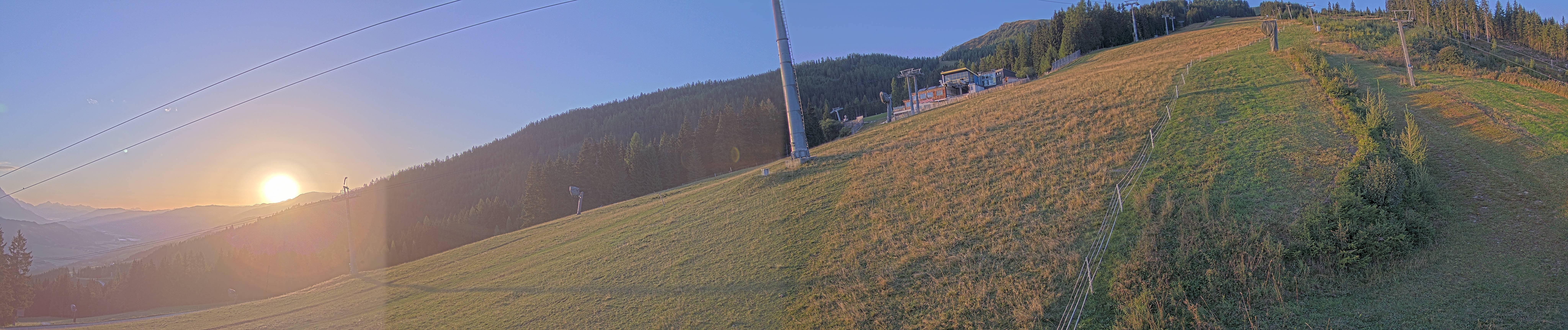 Archiv Foto Webcam Hauser Kaibling: Bergstation der 8er Gondel