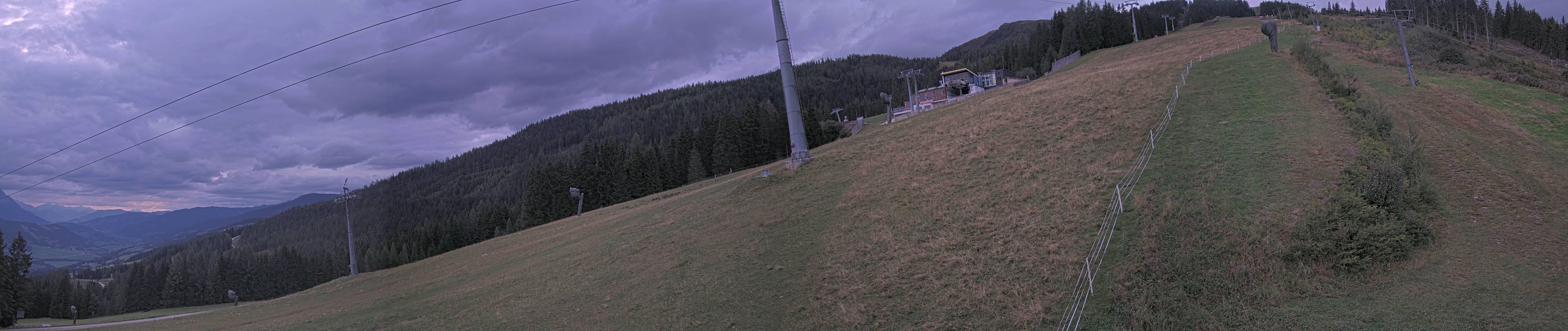 Archiv Foto Webcam Hauser Kaibling: Bergstation der 8er Gondel