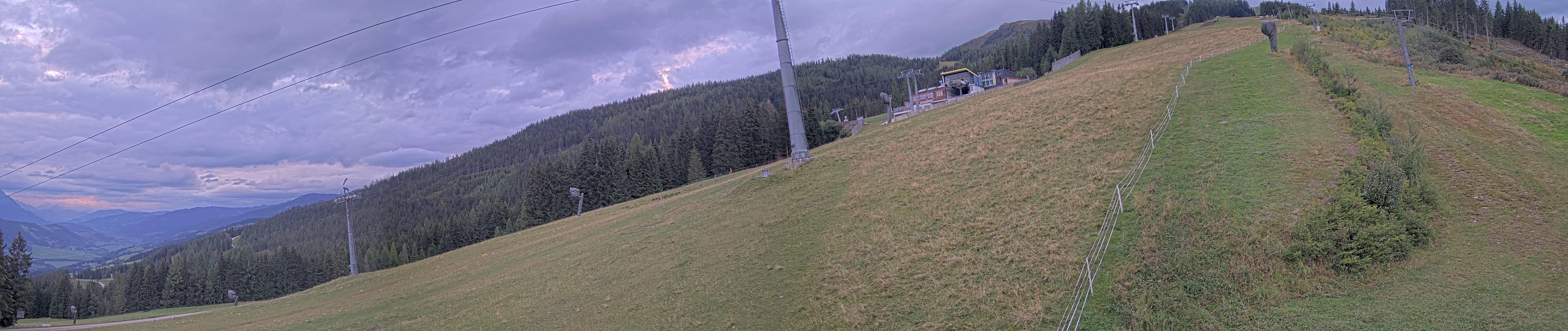 Archiv Foto Webcam Hauser Kaibling: Bergstation der 8er Gondel