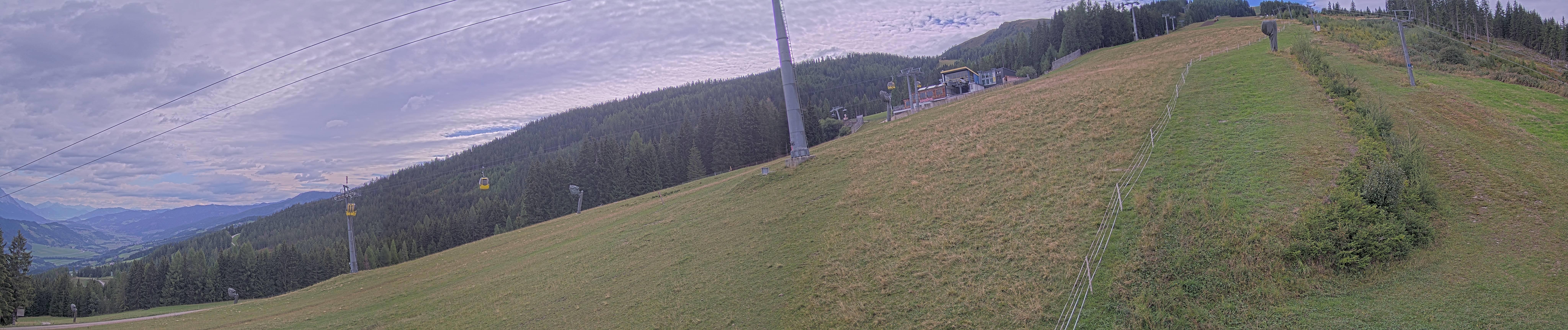 Archiv Foto Webcam Hauser Kaibling: Bergstation der 8er Gondel