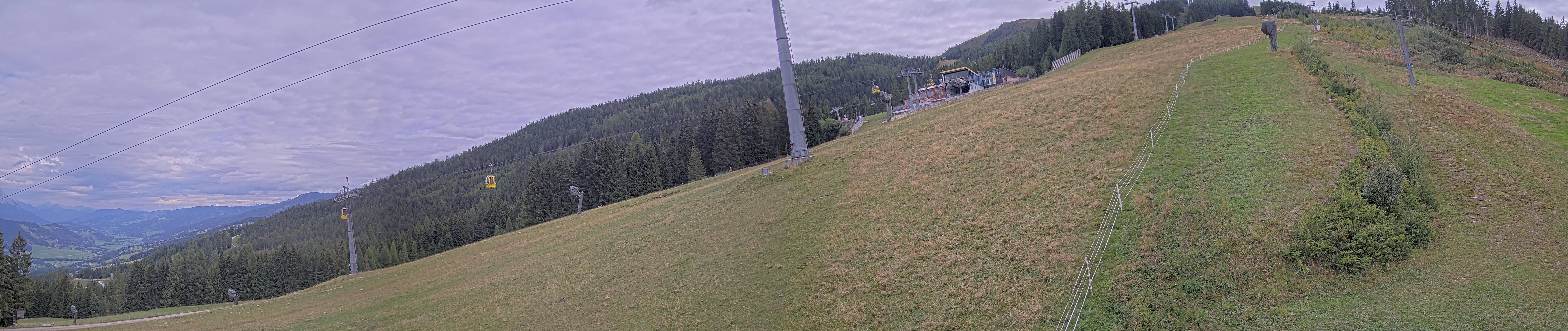 Archiv Foto Webcam Hauser Kaibling: Bergstation der 8er Gondel