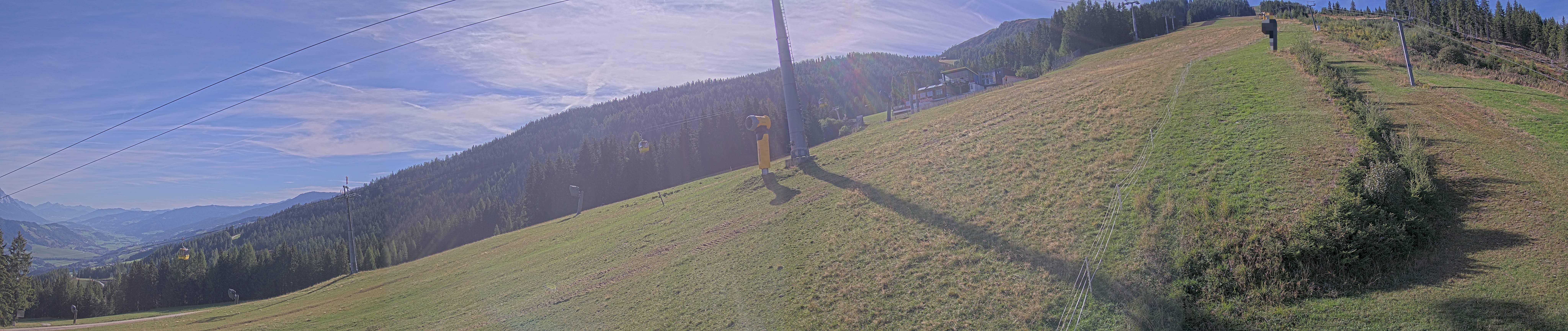 Archiv Foto Webcam Hauser Kaibling: Bergstation der 8er Gondel