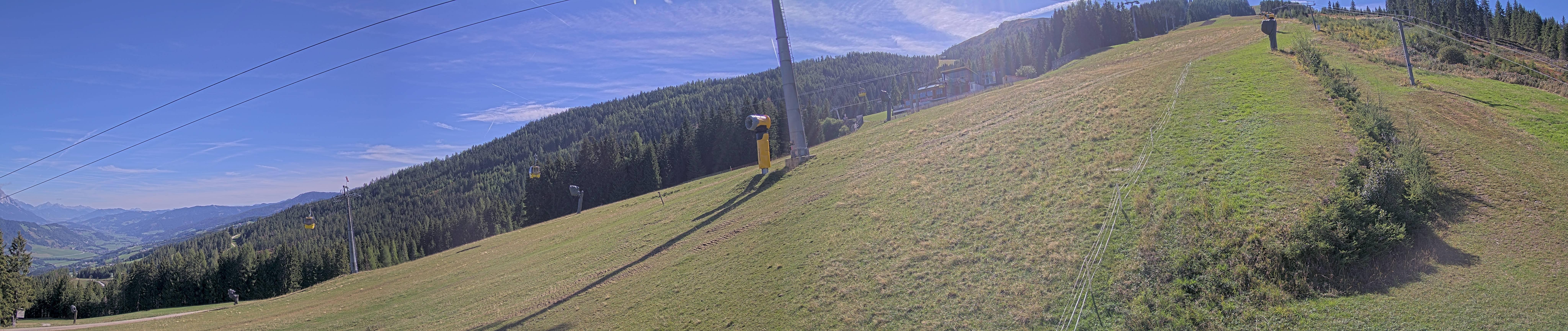 Archiv Foto Webcam Hauser Kaibling: Bergstation der 8er Gondel