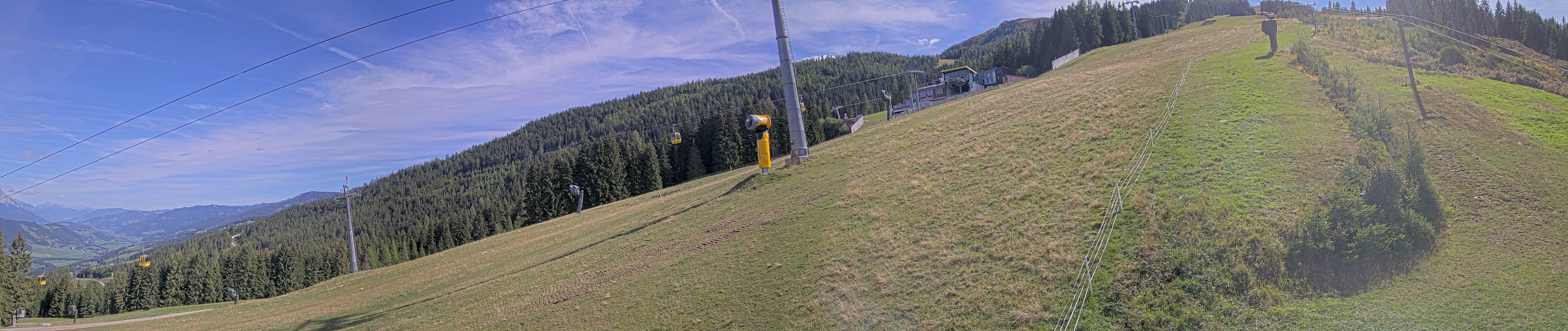 Archiv Foto Webcam Hauser Kaibling: Bergstation der 8er Gondel