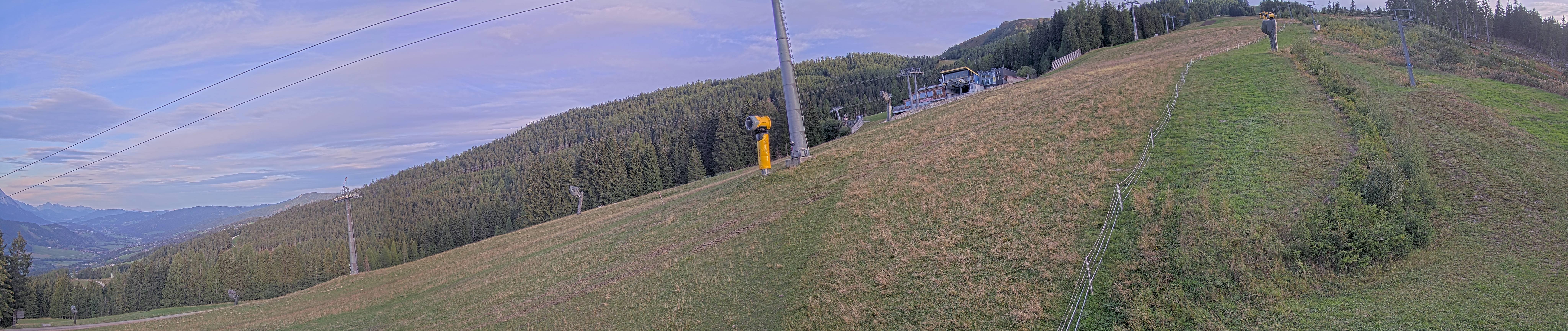 Archiv Foto Webcam Hauser Kaibling: Bergstation der 8er Gondel