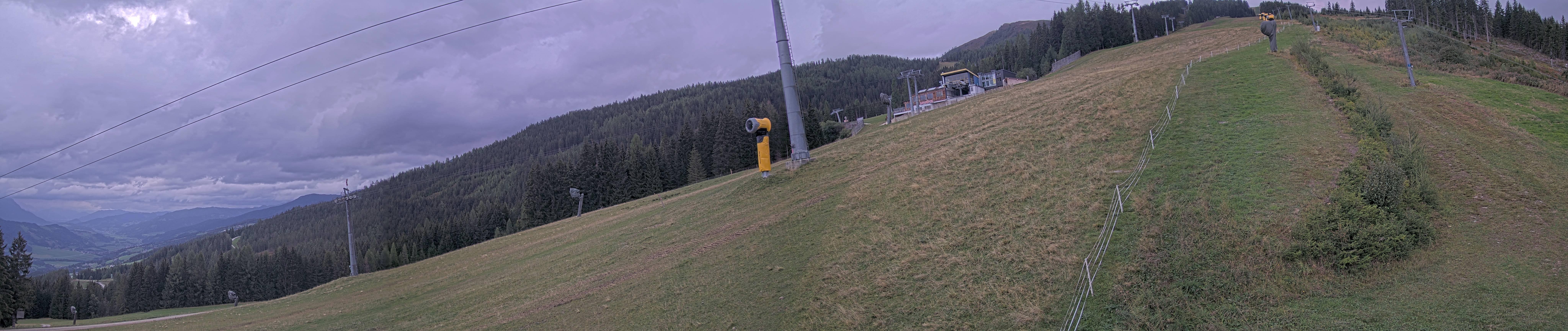 Archiv Foto Webcam Hauser Kaibling: Bergstation der 8er Gondel