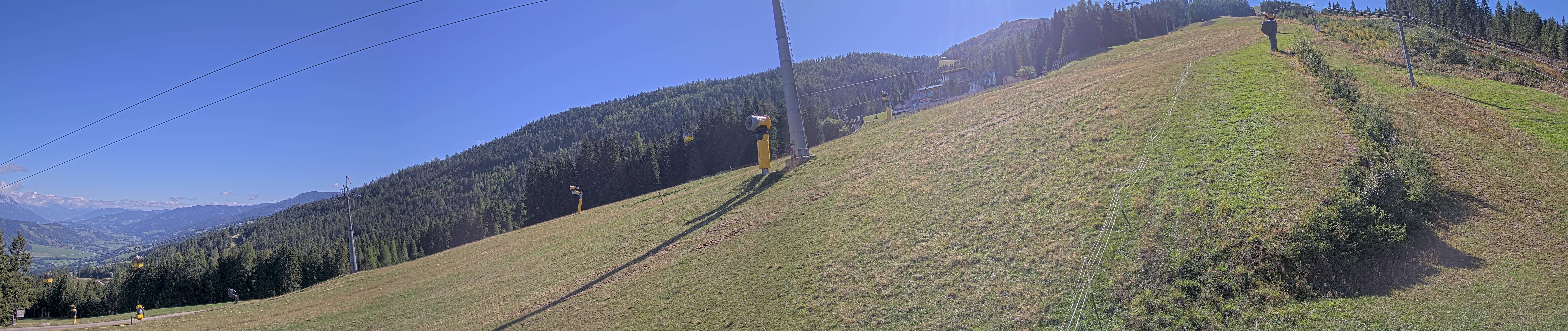 Archiv Foto Webcam Hauser Kaibling: Bergstation der 8er Gondel