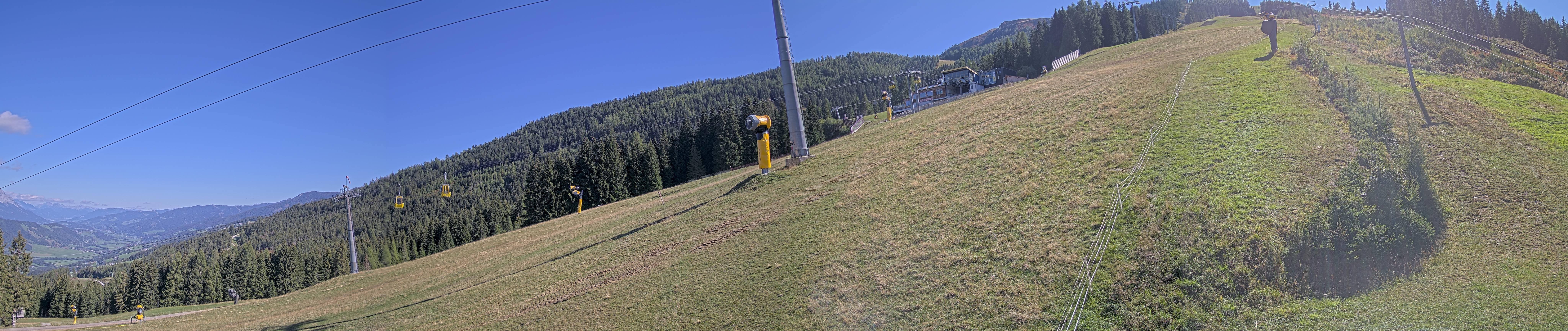 Archiv Foto Webcam Hauser Kaibling: Bergstation der 8er Gondel