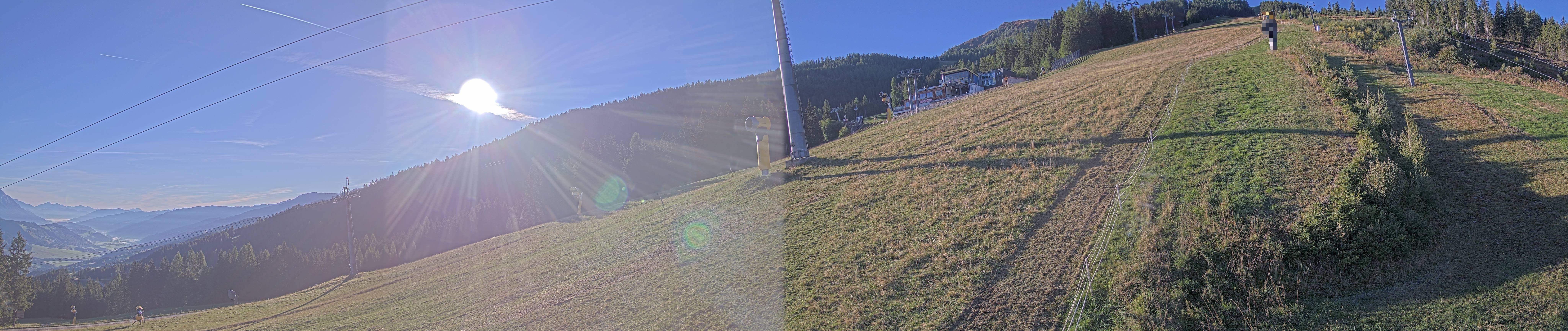 Archiv Foto Webcam Hauser Kaibling: Bergstation der 8er Gondel