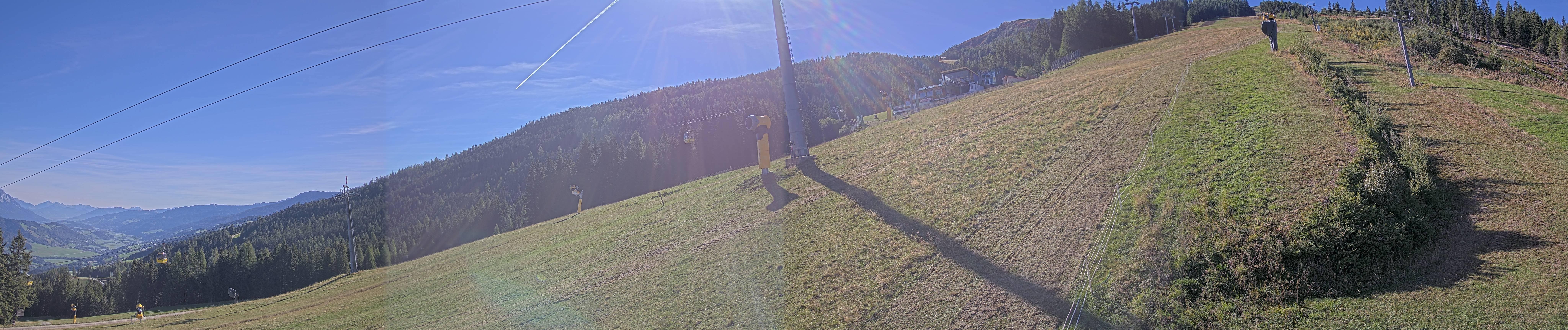 Archiv Foto Webcam Hauser Kaibling: Bergstation der 8er Gondel