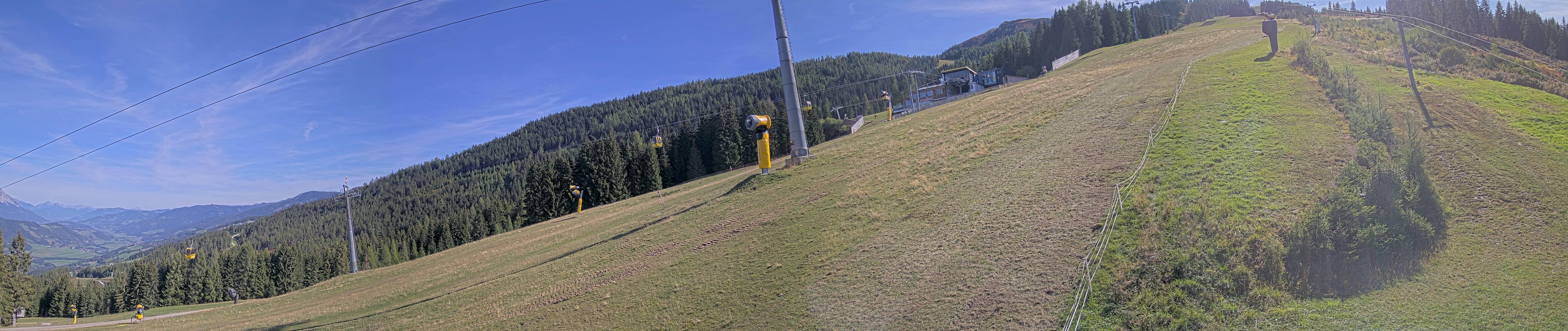 Archiv Foto Webcam Hauser Kaibling: Bergstation der 8er Gondel