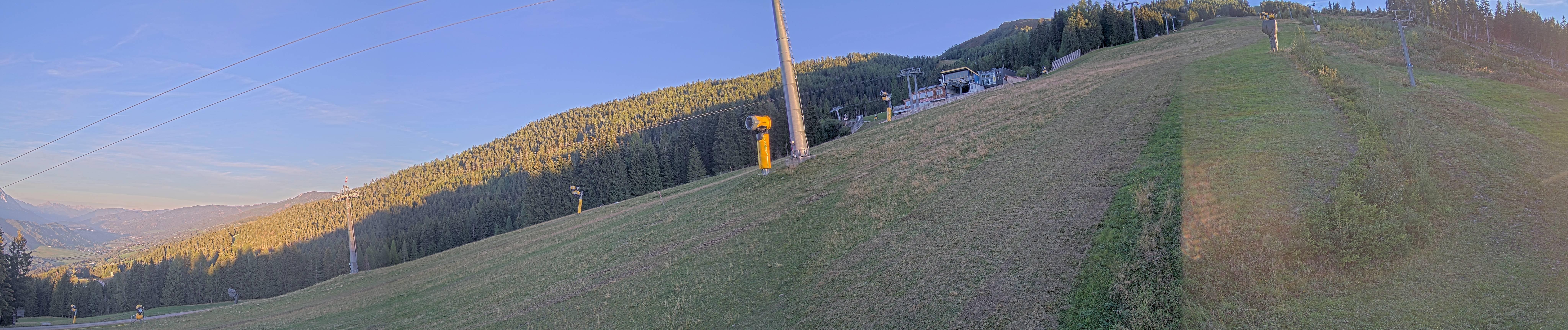 Archiv Foto Webcam Hauser Kaibling: Bergstation der 8er Gondel