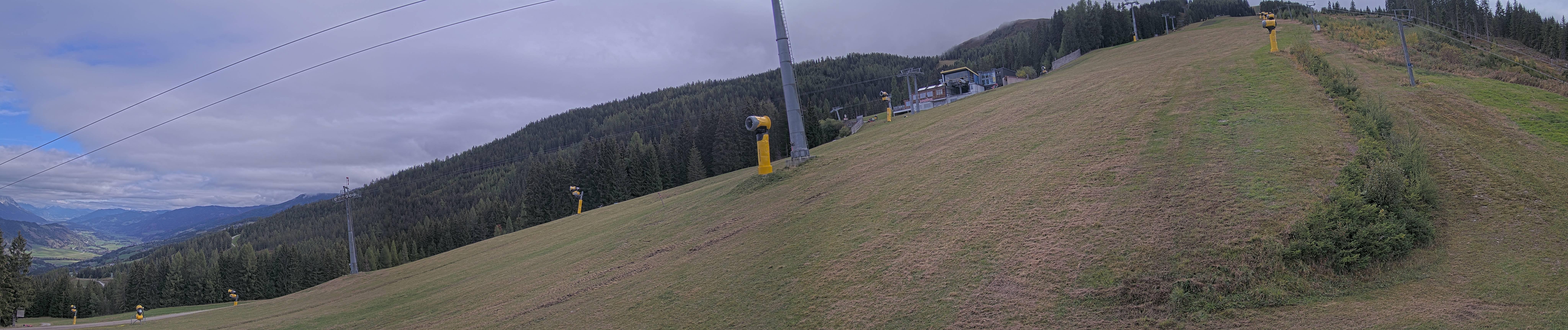 Archiv Foto Webcam Hauser Kaibling: Bergstation der 8er Gondel