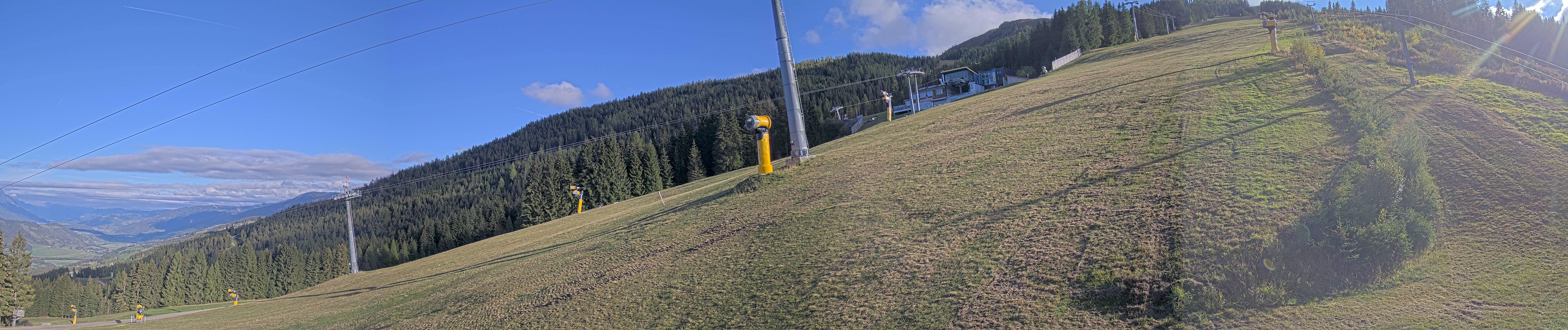 Archiv Foto Webcam Hauser Kaibling: Bergstation der 8er Gondel